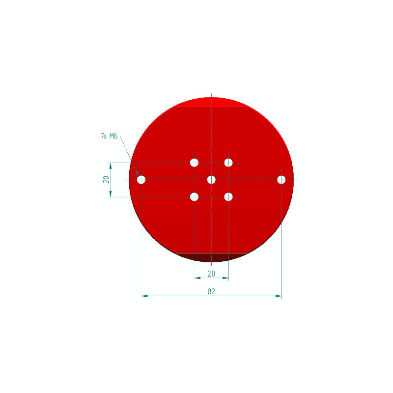 PrimaLuceLab Placa de montare Skywatcher HEQ5 PLUS