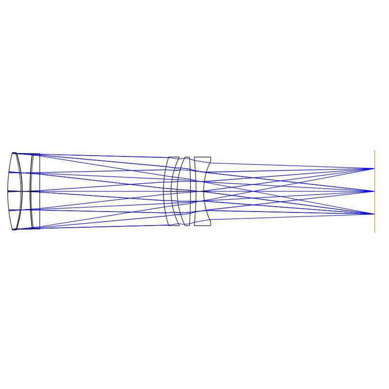 Omegon Refractor apochromat Pro APO AP 40/180 OTA