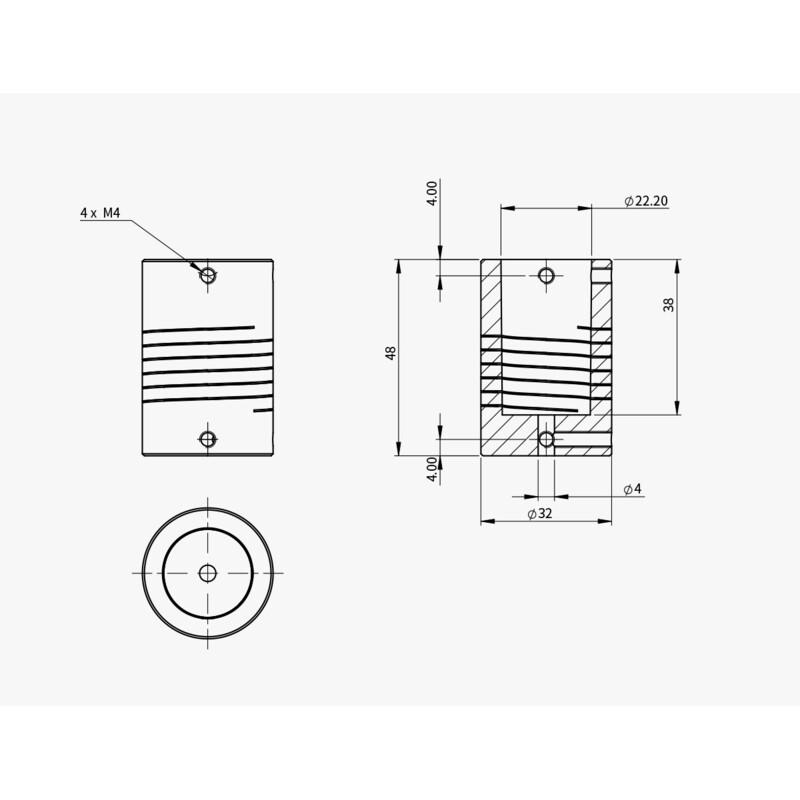 ZWO Adaptor pentru motorul de focalizare EAF la Celestron C11 & C14