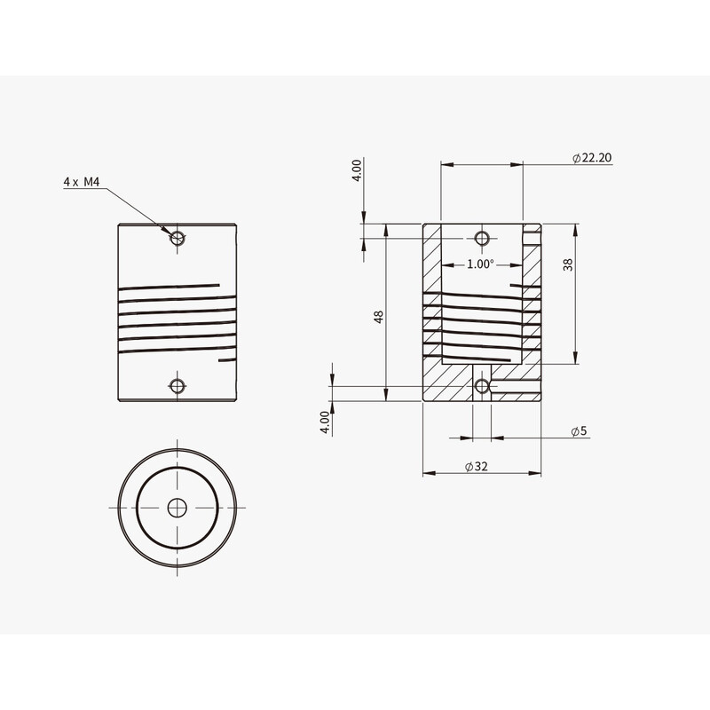 ZWO Adaptor pentru motorul de focalizare EAF la Celestron C11 & C14