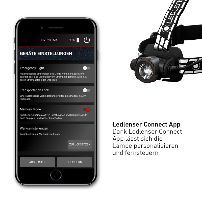 LED LENSER Frontala Semnătura H7R