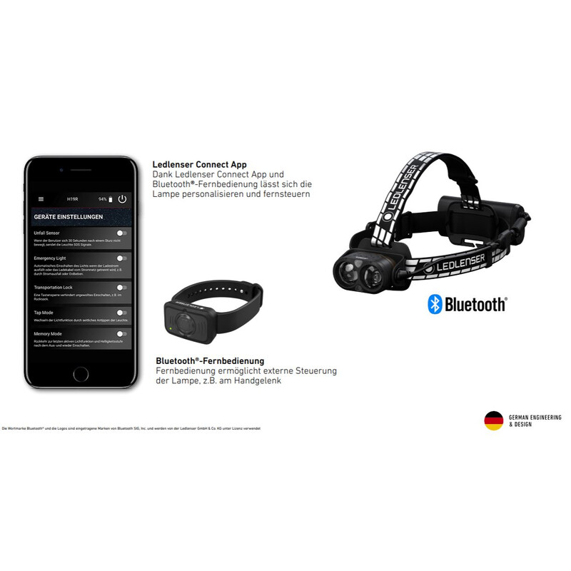 LED LENSER Frontala Semnătura H19R