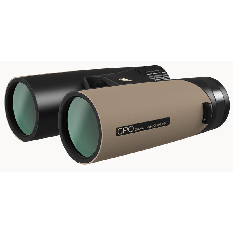 GPO Binoclu Passion ED 10x42 negru/nisip