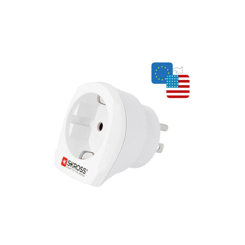 Skross Adaptor de călătorie Europe către SUA