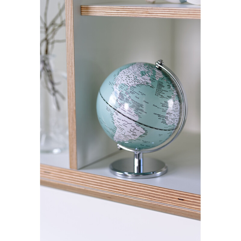 TROIKA Mini glob Gagarin Pastel Turquoise 13cm