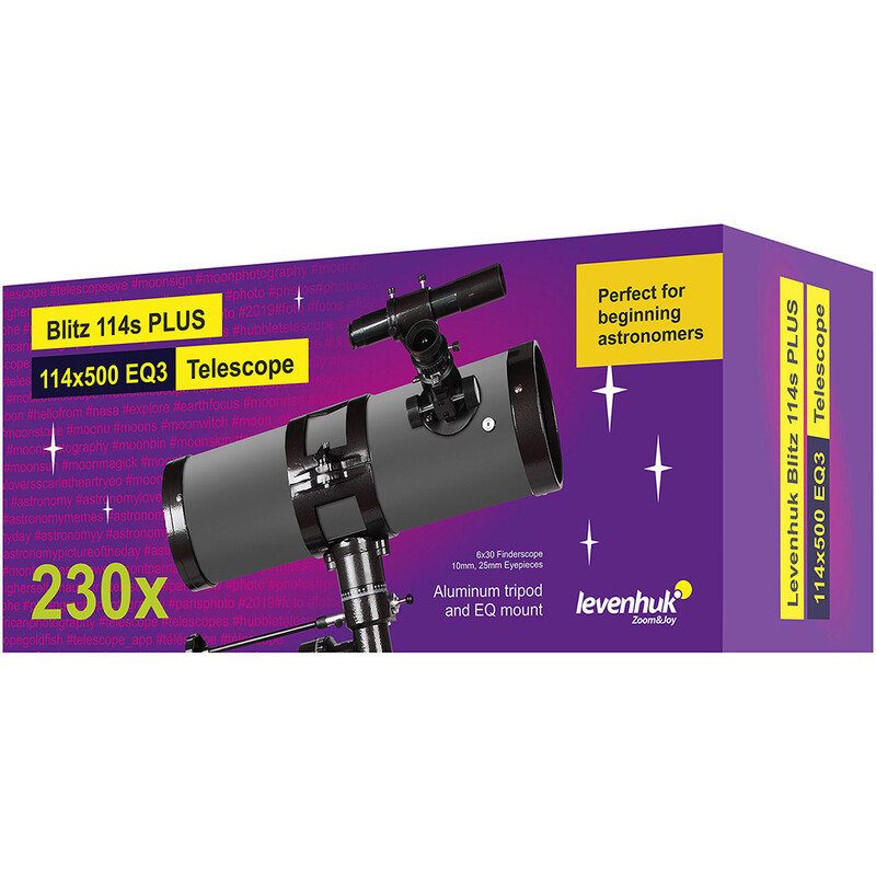 Levenhuk Telescop N 114/500 Blitz 114s PLUS EQ