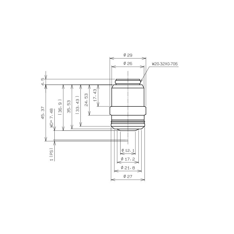 Evident Olympus Obiectiv Olympus LUCPLFLN20XRC/0.45