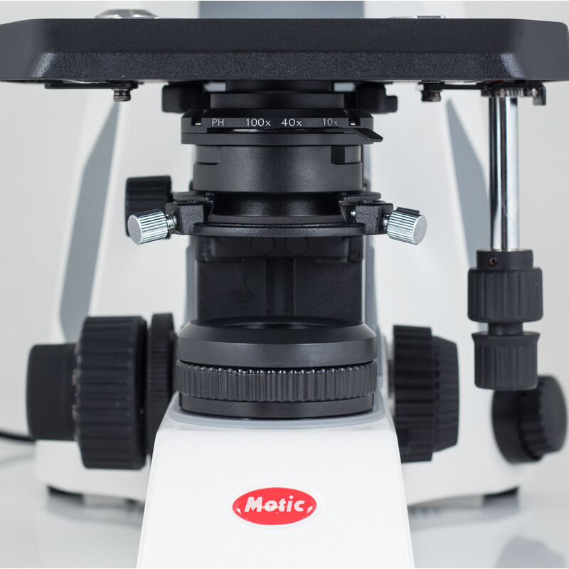 Motic Microscop Panthera C2, trinocular (fără 100X), infinit, plan, achro, 40x-400x, Halogen/LED
