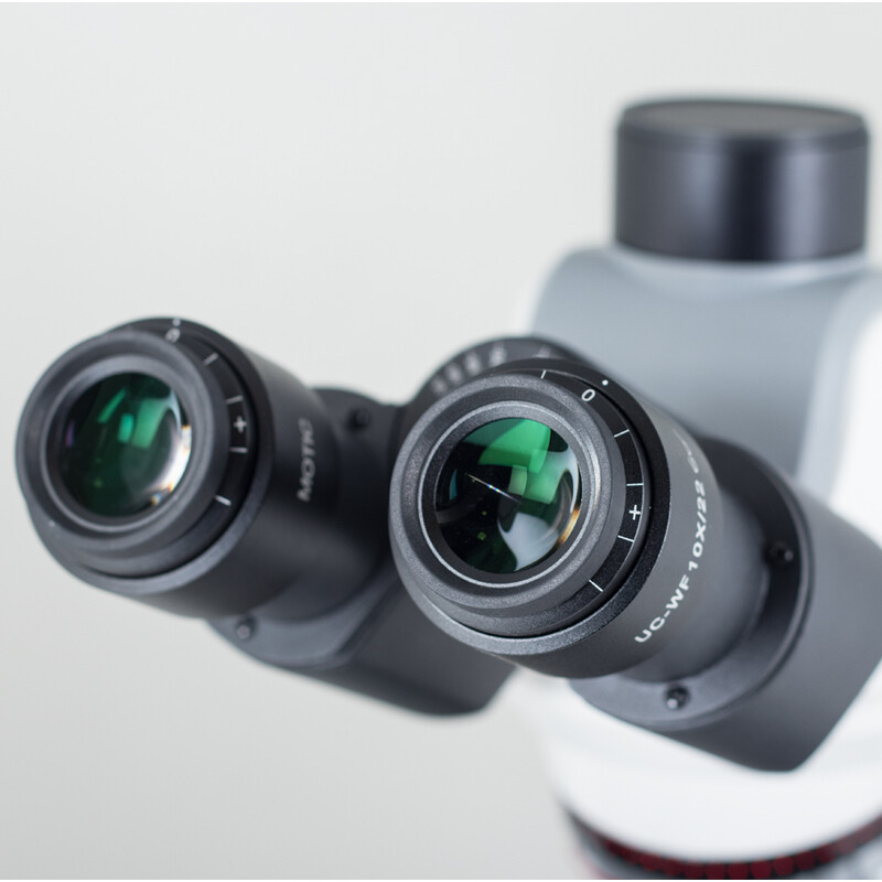 Motic Microscop Panthera C2, trinocular (fără 100X), infinit, plan, achro, 40x-400x, Halogen/LED