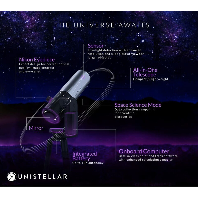 Unistellar Telescop N 114/450 eVscope 2