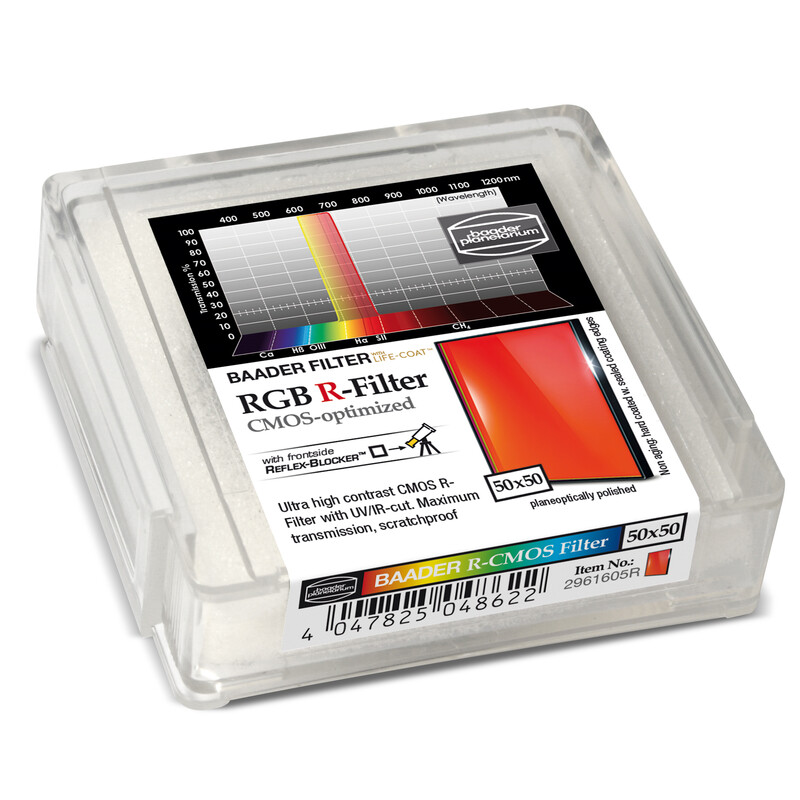 Baader Filtre RGB-R CMOS 50x50mm