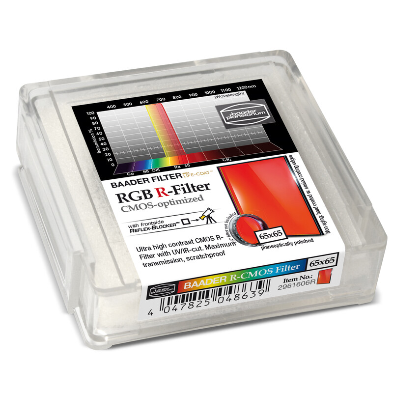 Baader Filtre RGB-R CMOS 65x65mm
