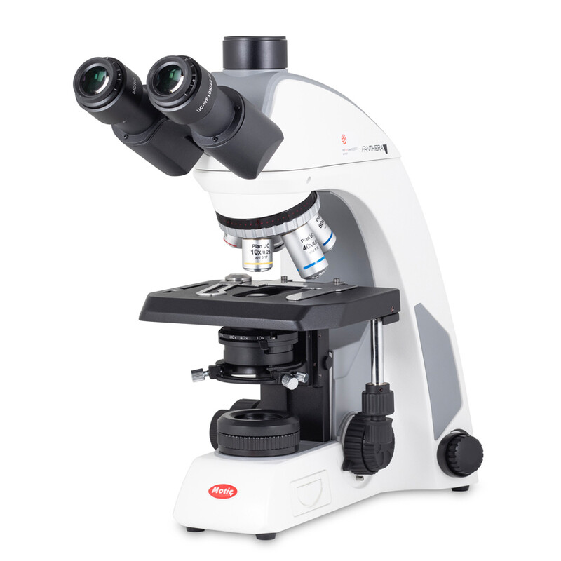Motic Microscop Panthera C2 Trinocular, infinit, plan, achro, 40x-1000x, 10x/22mm, Halogen/LED