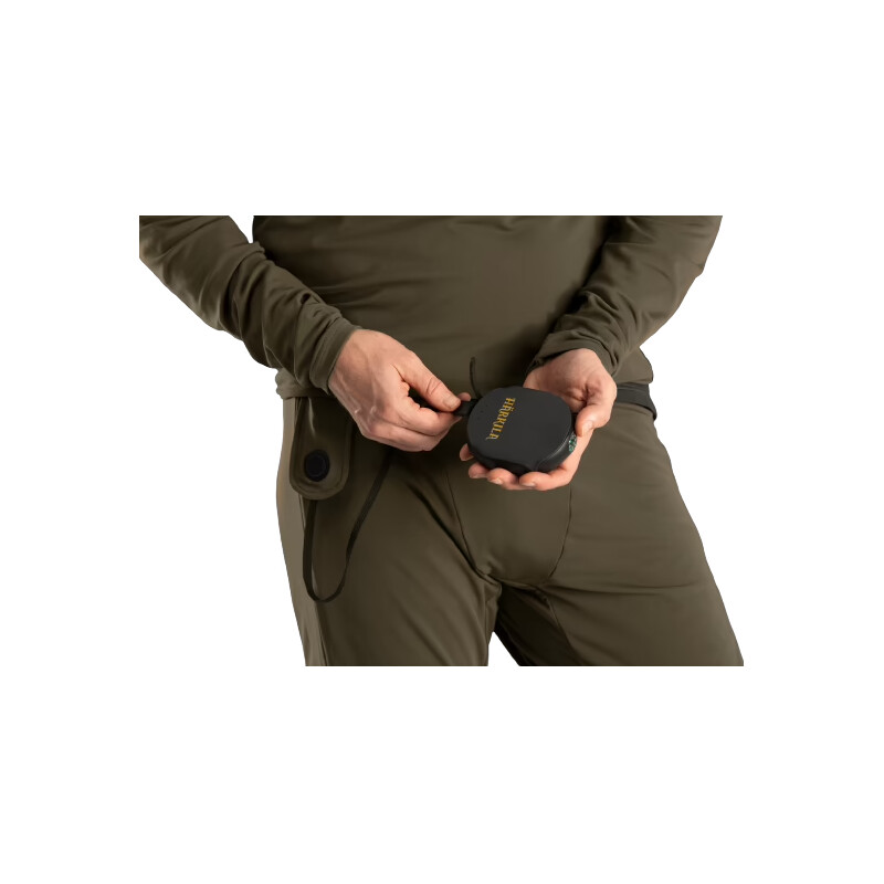 Härkila Pantaloni cu încălzire , verde salcie/negru, mărimea XL