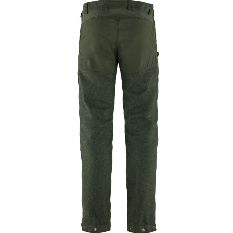 Fjällräven Värmland Wool Trousers M, 662 Deep Forest, mărimea 48