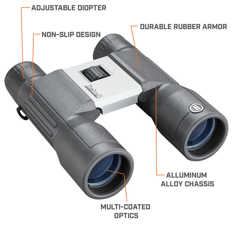 Bushnell Binoclu Powerview 2.0 16x32 aluminiu, MC