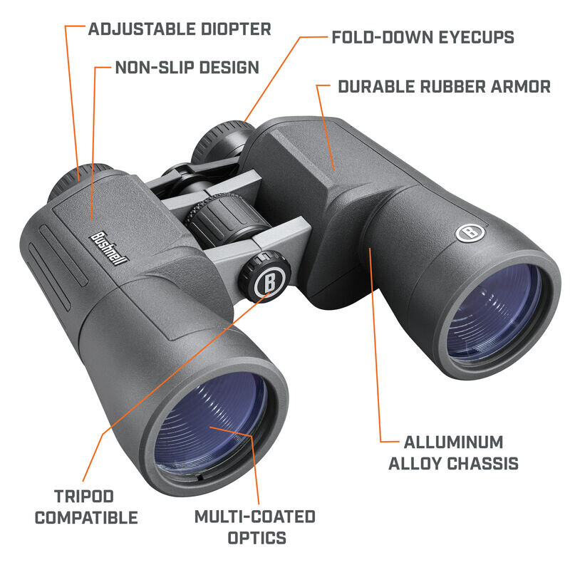 Bushnell Binoclu Powerview 2.0 12x50 aluminiu, MC