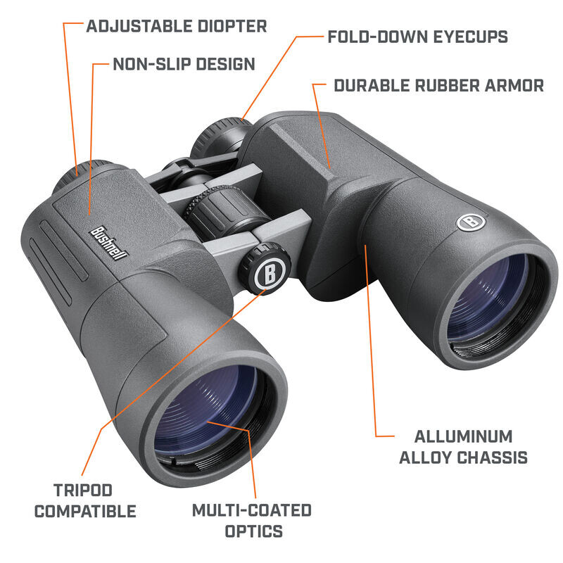 Bushnell Binoclu Powerview 2.0 20x50 aluminiu, MC