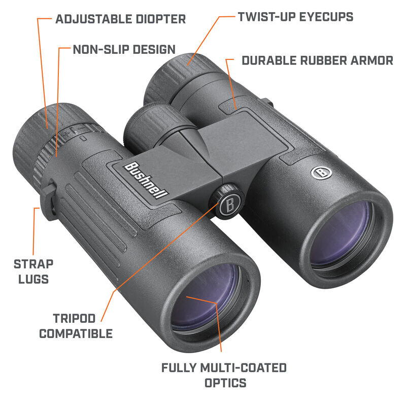 Bushnell Binoclu Legend 8x42 Roof, negru, FMC