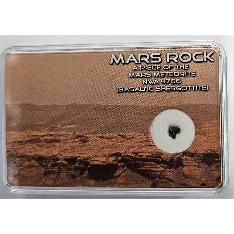 SR-Meteorites Meteoriti Meteorit autentic de pe Marte NWA 4766 0,007 - 0,014 grame