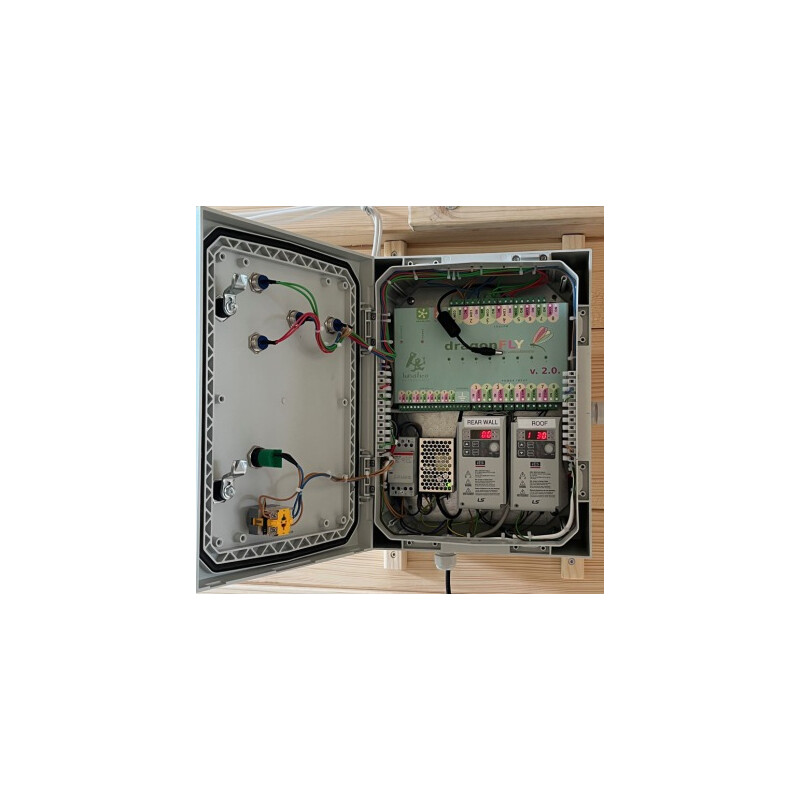 Dome Parts Acționare complet automată a acoperișului pentru Observatorul GreenLine Mega cu acoperiș retractabil