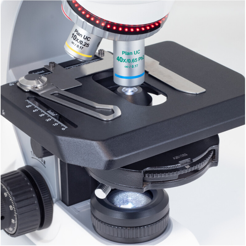Motic Microscop Panthera C2, pachet fază, trino, infinity, plan, achro, 40x-400x, Halogen/LED