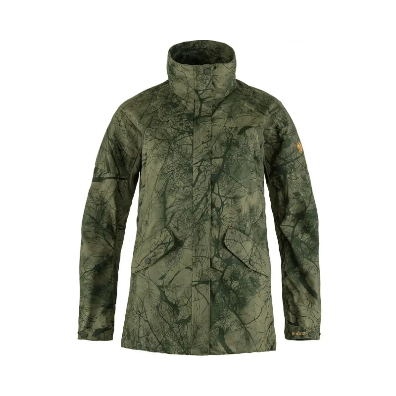 Fjällräven Jachetă Forest Hybrid W, 626-625 Verde Camo-Verde lăută, XL