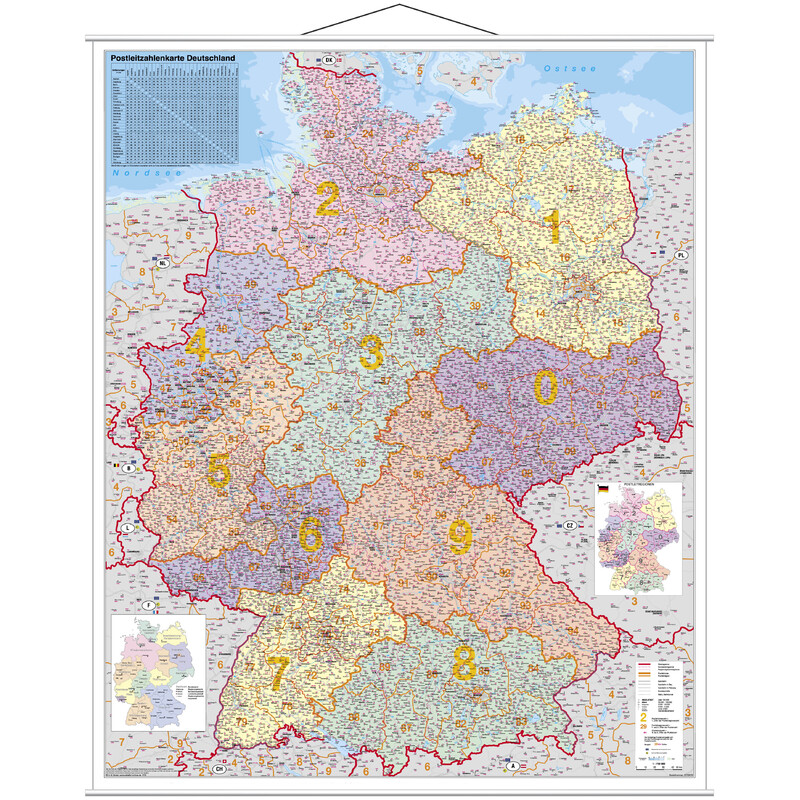 Stiefel Harta codurilor poştale Germania