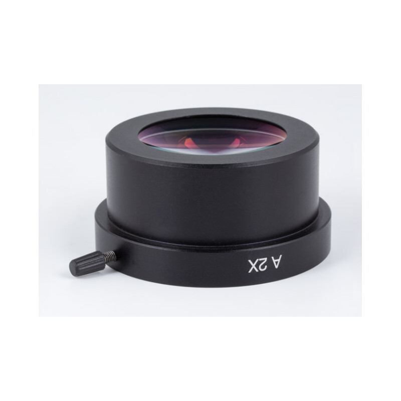 Motic 1204A: Obiectiv 2.0X acromat (AA=25mm)