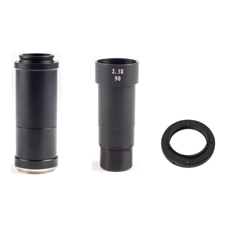 Motic Adaptoare foto Set f. SLR, APS-C Sensor, mit T2 Ring für Nikon