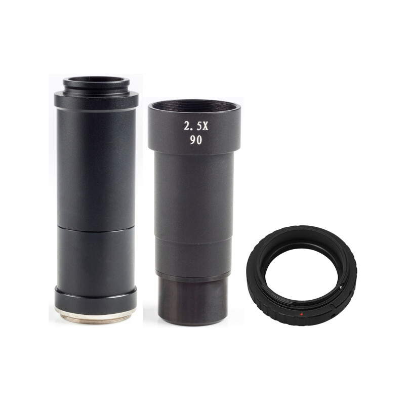 Motic Adaptoare foto Set 2,5x f. SLR, APS-C Sensor mit T2 Ring für Canon