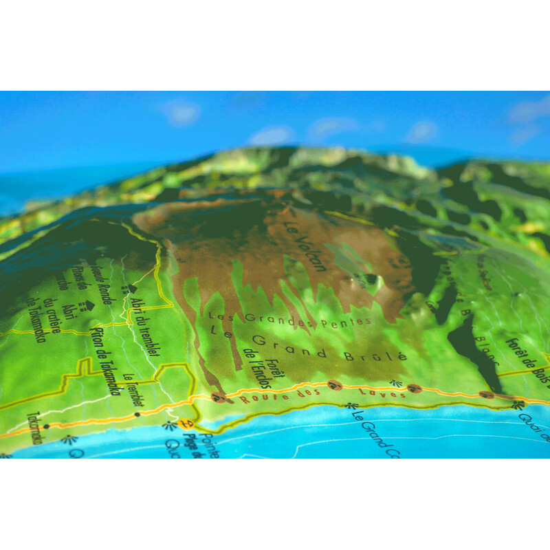 3Dmap Harta regionala La Réunion