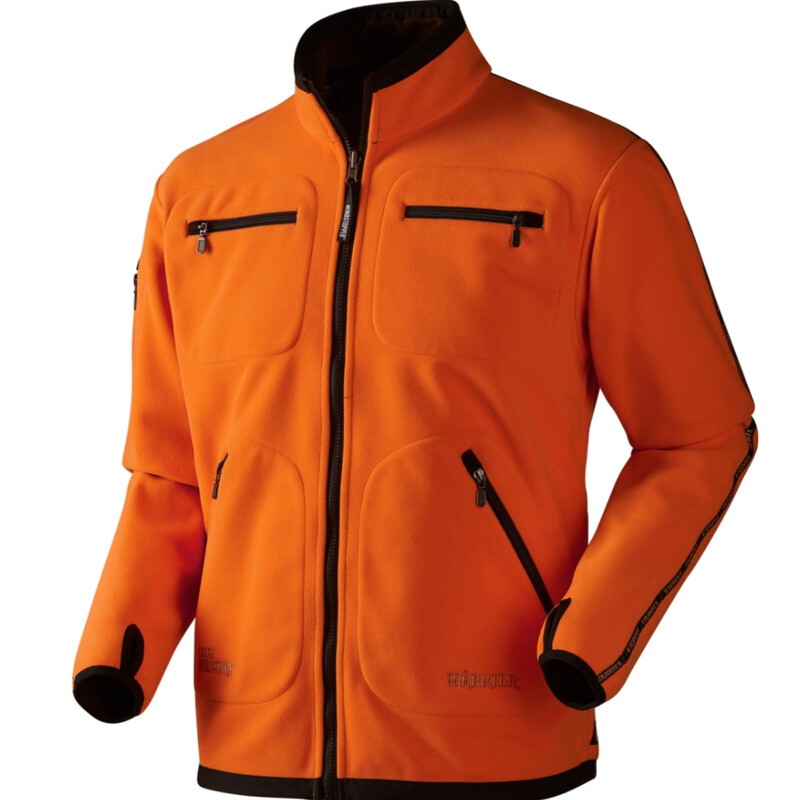 Härkila Geacă fleece Kamko, verde vânătoare/albastru portocaliu, mărimea XL