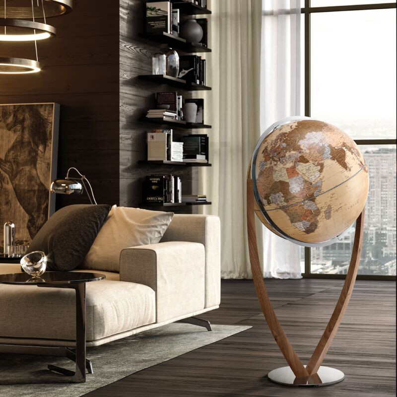 Zoffoli living Glob cu stand Vertigo Apricot 60cm