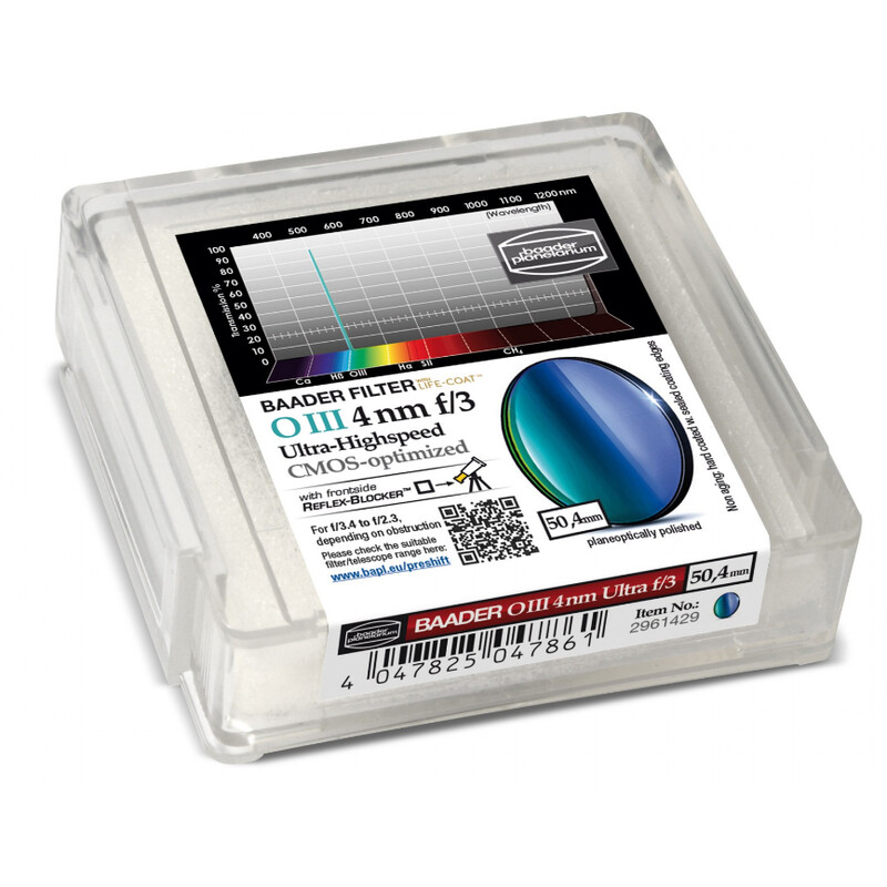 Baader Filtre OIII CMOS f/3 Ultra-Highspeed 50,4mm