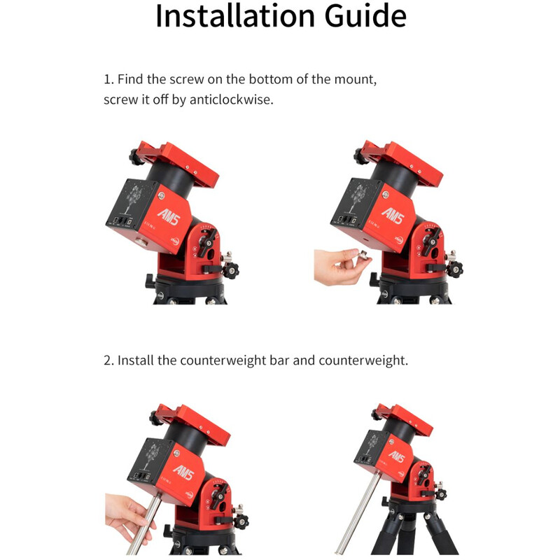 ZWO Bară contragreutate pentru AM3 / AM5 / AM7
