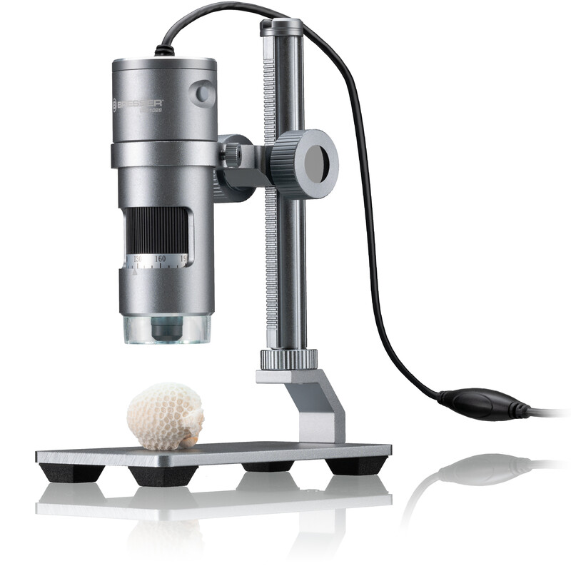 Bresser Microscop digital USB DST-1028, ecran, 10x-280x, AL LED 5.1MP