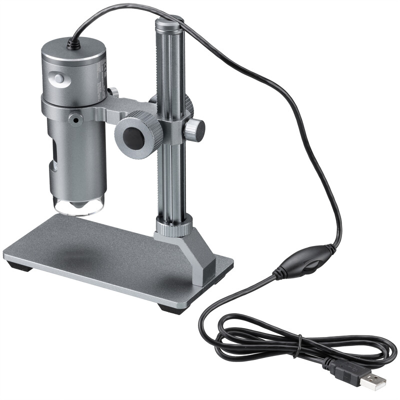 Bresser Microscop digital USB DST-1028, ecran, 10x-280x, AL LED 5.1MP