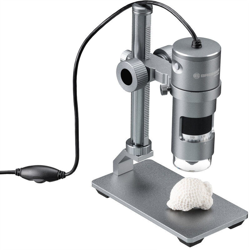 Bresser Microscop digital USB DST-1028, ecran, 10x-280x, AL LED 5.1MP