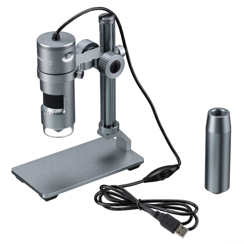 Bresser Microscop digital USB DST-1028, ecran, 10x-280x, AL LED 5.1MP