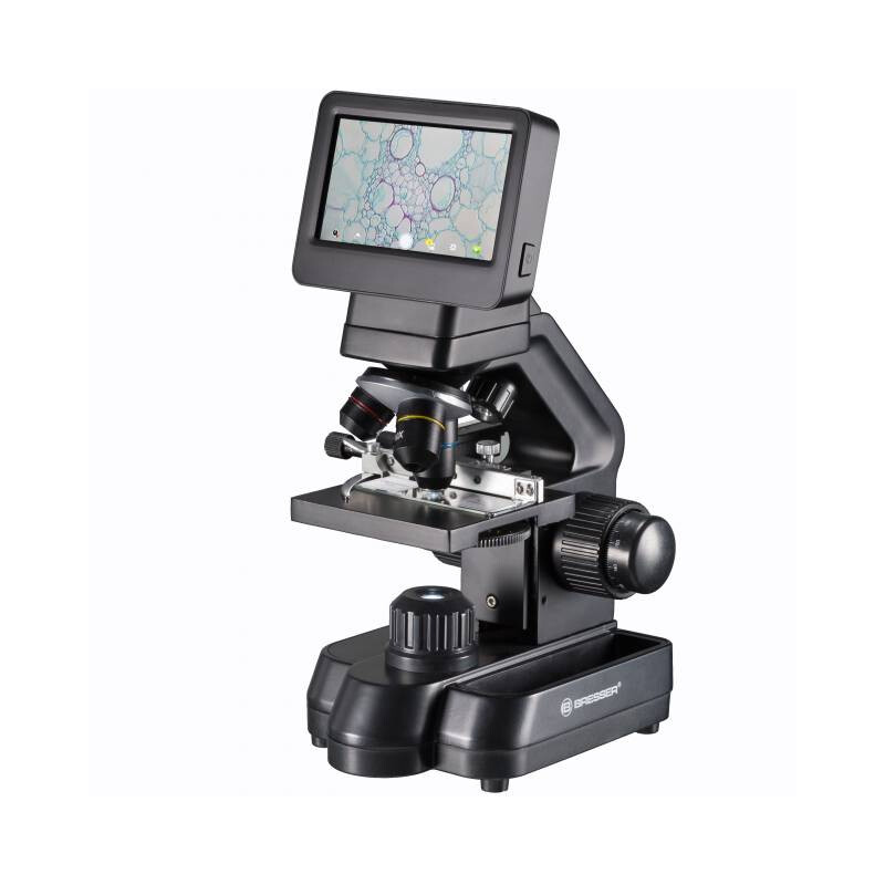 Bresser Biolux Touch, ecran, 30x-1125x, AL/DL, LED, 5 MP, HDMI, Microscop pentru școală și hobby
