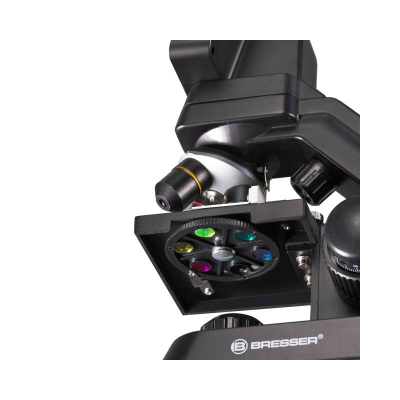 Bresser Biolux Touch, ecran, 30x-1125x, AL/DL, LED, 5 MP, HDMI, Microscop pentru școală și hobby