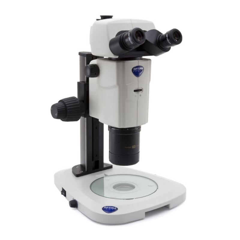 Optika Microscopul stereoscopic zoom SZR-180, trino, CMO, l.d. 60mm, 10x/23, 7.5x-135x, LED, click stop