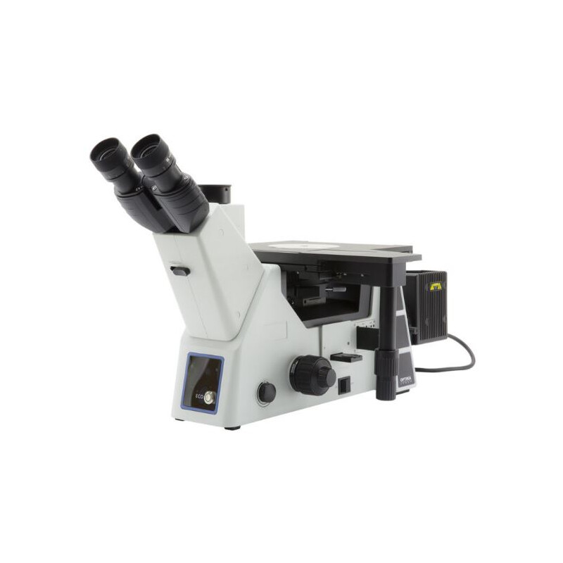 Optika Microscop inversat IM-5MET, MET trino, invers, 10x24mm,  AL, Halogen,  12V/100W w.o. objectives