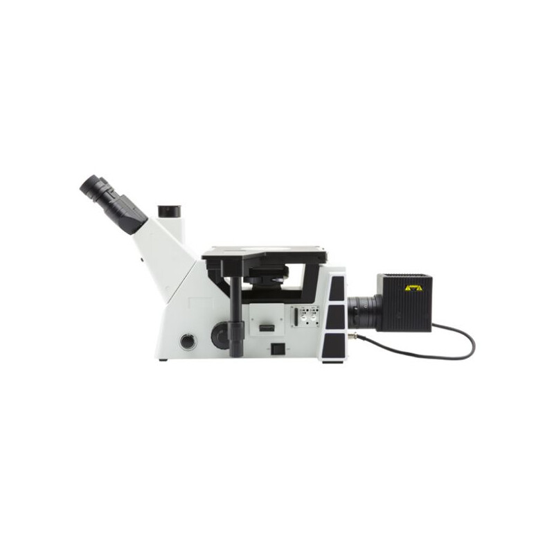 Optika Microscop inversat IM-5MET, MET trino, invers, 10x24mm, AL, Halogen, 12V/100W w.o. obiective