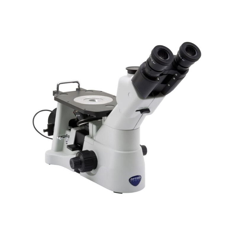 Optika Microscop inversat IM-3METLD, trino, invers, 10x22 mm, LED 18W,