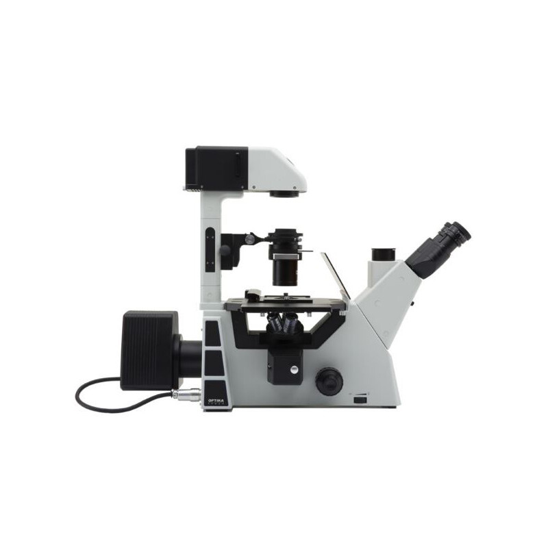Optika Microscop inversat IM-3METLD, trino, invers, 10x22 mm, LED 18W,