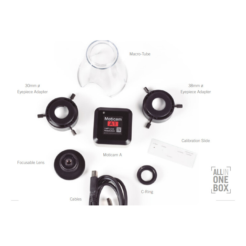 Motic Camera A1, color, sCMOS, 1/3.1, 4.1µ, 30fps, 1MP, USB 3.0 & USB 2.0