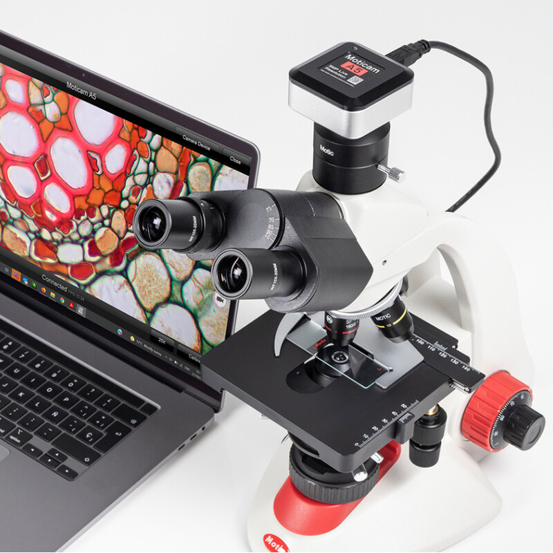 Motic Camera A5, color, sCMOS, 1/2.8", 2µm, 30fps, 5MP, USB 2.0