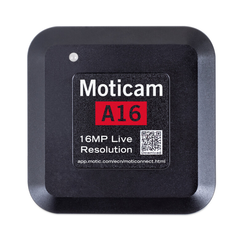 Motic Camera A16, color, sCMOS, 1/2.3", 1.34µm, 30fps, 16MP, USB 2.0